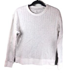 ED Quilted Crewneck Sweatshirt Sz Medium